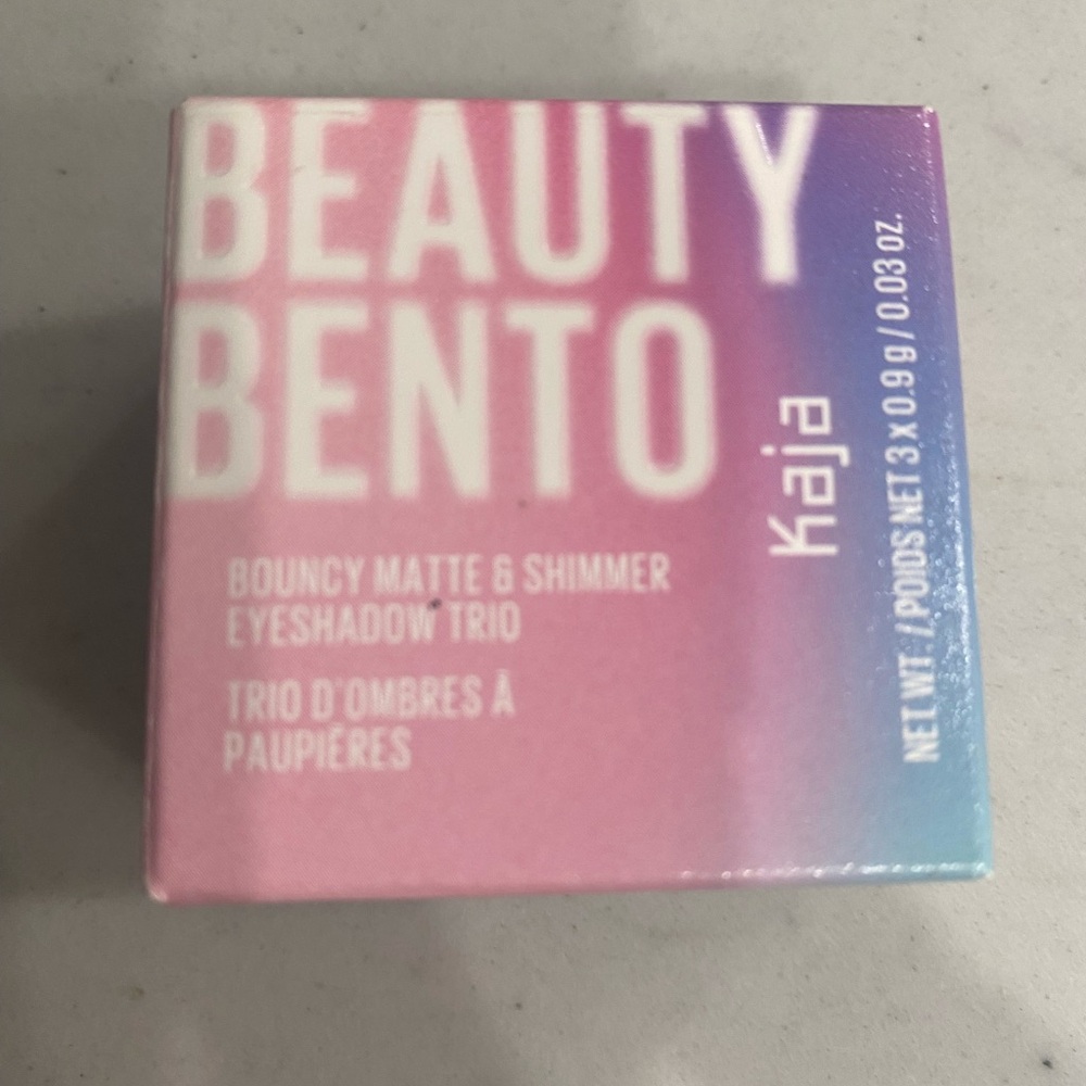 New Kaja Beauty Bento Eyeshadow Trio -